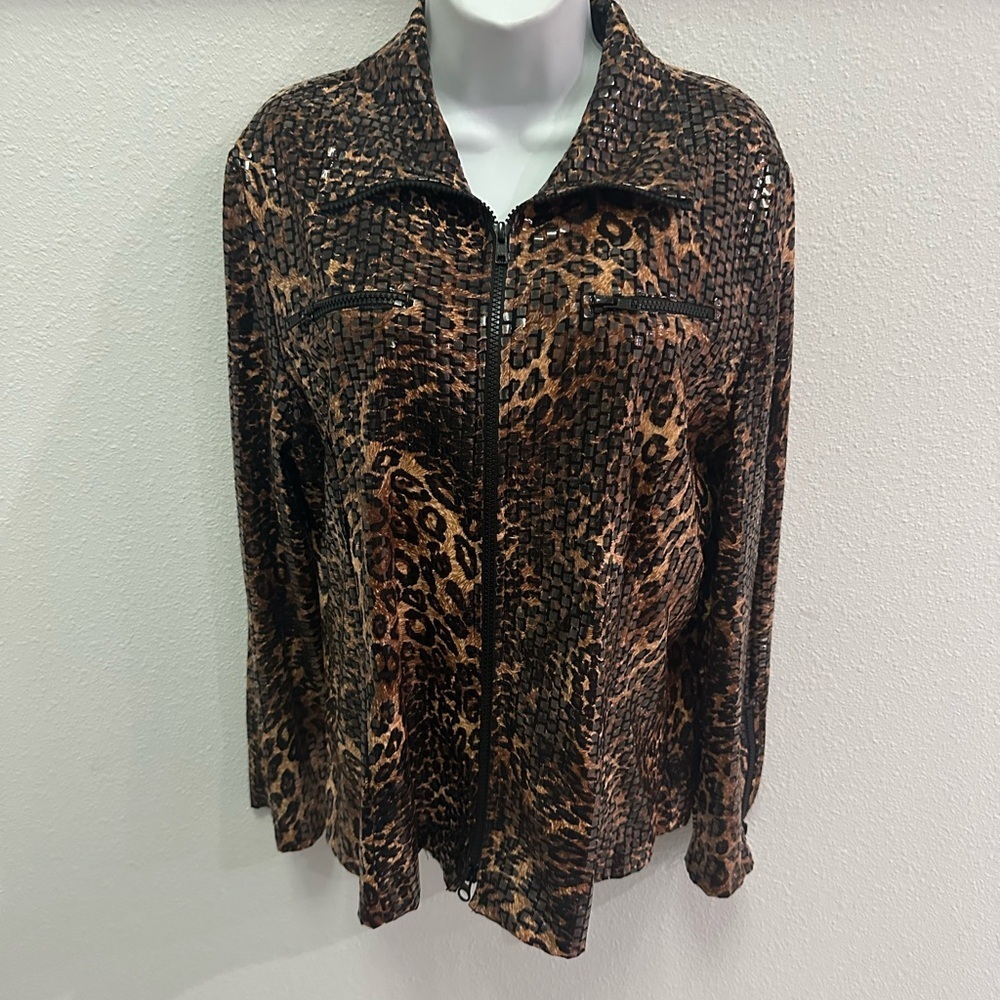 Leopard Print Women's Blazer‎